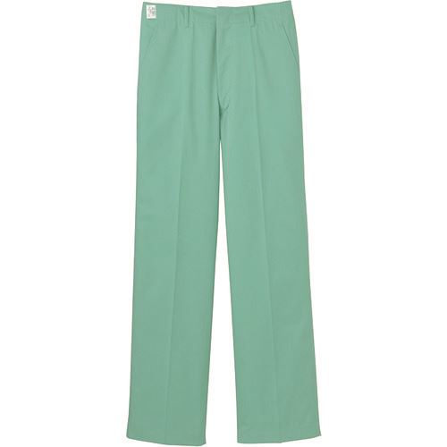 ■サンペックス ストレートパンツ メンズ 食品工場 白衣 衛生 グリーン 88 US262188(2035548)[送料別途お見積り][法人限定][掲外取寄](4.0)