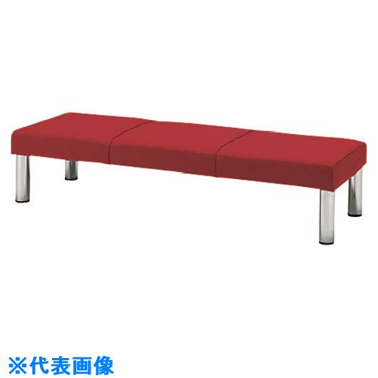 ■MIZUNO ロビーチェア 背無し MC1928BLT4(2038411)[送料別途お見積り][法人限定][外直送]