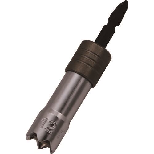 オレンジブック トラスコ中山　TRUSCOMUSTTOOL ワンタッチ 1/4ビット式 12ギザ IM-12QPG-6K 〔品番:19710〕[ 注番:2038633]特長●軸が折れてもビットが折れても別売のビットに交換ができ、ソケットの寿命まで使用できます。用途●インパクトドライバー用ソケット。仕様●差込角(mm)：6.35仕様2●電動インパクトドライバー用●軸交換式（ビット全長55〜65mm対応）●6角12mm（Pコン用ギザ付）材質/仕上●ソケット部：クロムモリブデンセット内容/付属品注意原産国（名称）台湾JANコード4976463197105本体質量84gオレンジブック トラスコ中山　TRUSCOMUSTTOOL ワンタッチ 1/4ビット式 12ギザ IM-12QPG-6K 〔品番:19710〕[注番:2038633][本体質量：84g]《包装時基本サイズ：152×44×19》〔包装時質量：83g〕分類》手作業工具》ソケットレンチ》ソケットビット☆納期情報：メーカー取り寄品（弊社より発送）