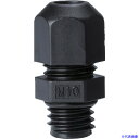 ■タカチ Mネジケーブルグランド 低価格タイプ ブラック RM10S6B(2043143)