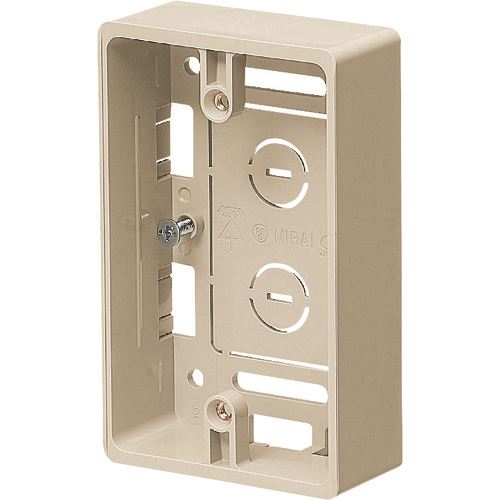 ■未来 浅形モール用スイッチボックス MSB1SJ(2050633)[送料別途見積り][法人・事業所限定][掲外取寄]