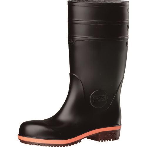 ■ミドリ安全 安全長靴 プロテクトウズ5 PHG1000スーパー ブラック 24.5cm PHG1000SPBK24.5(2055726)[送..