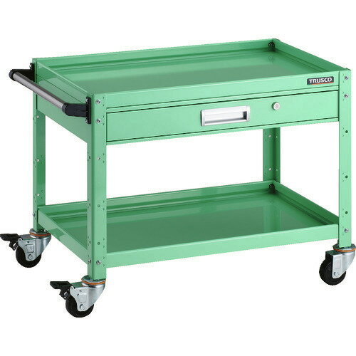 ■TRUSCO ツールワゴン バーディワゴン 750X500 引出付 ヤンググリーン BDW672VYG(2064181)