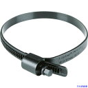 ■HCL 樹脂製ホースバンド Ezyclamp 締付径25.0〜125.0mm 対辺8.0mm ナイロン66 PWD13125SCPA66BK(2068227)