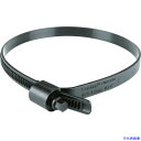 ■HCL 樹脂製ホースバンド Ezyclamp 締付径25.0〜150.0mm 対辺8.0mm ナイロン66 PWD13150SCPA66BK(2068228)