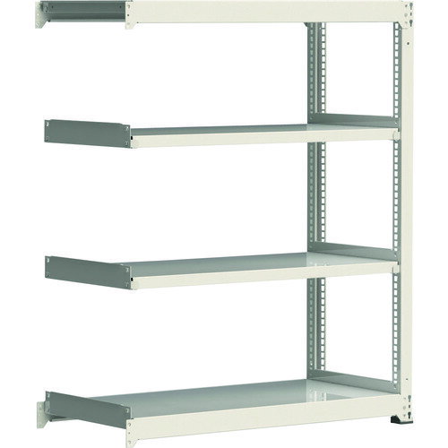 ■IRIS 中量ラック500 セット W900＊D750＊H2400 連結 4段 M5R0975244(2069643)[送料別途お見積り][法人限定][直送]