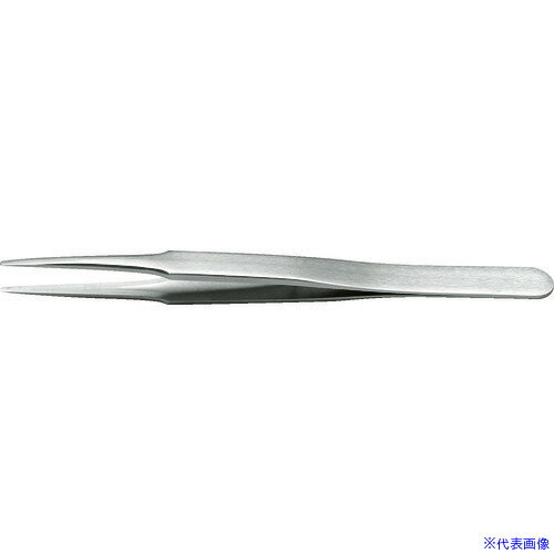 ■idealtek 耐酸耐磁ステンレスピンセット 120mm 丸型タイプ 2ASA0IT(2069692)