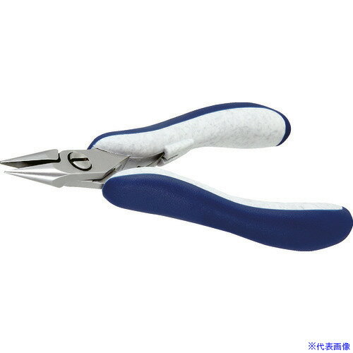 ■idealtek ESD精密プライヤー 半丸 130mm ES6021CRBGIT(2070841)