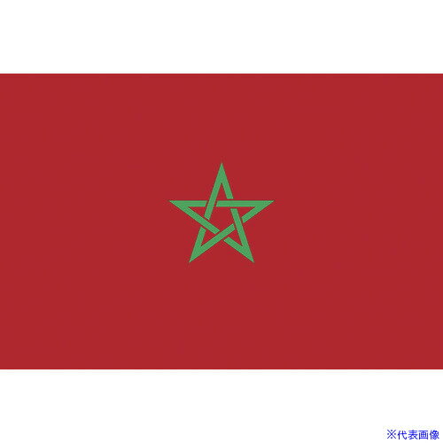 ■東京製旗 国旗No.1(70×105cm) モロッコ 416786(2073752)