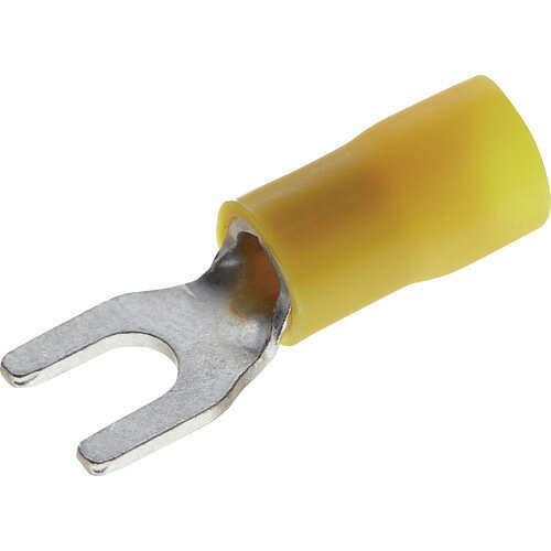 ■TRUSCO 絶縁被覆付圧着端子 拡管形 Y形 100個入 TBVF5.54Y(2073903)