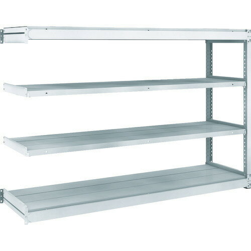 ■TRUSCO TUG型軽量ボルトレス棚 100kg 連結型 1840×474×H1200 4段 TUG10046S4B(2075179)[法人限定][直送元]