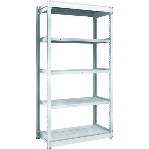 ■TRUSCO TUG型軽量ボルトレス棚 100kg 単体型 940×474×H1800 5段 TUG10063S5(2075303)[法人限定][直送元]