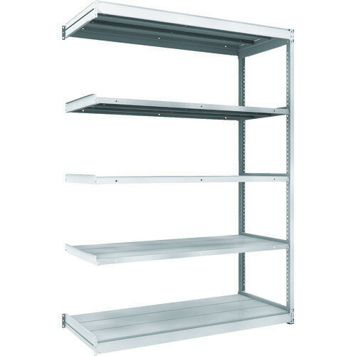 オレンジブック トラスコ中山　TRUSCOTRUSCO TUG型軽量棚100kg連結 1540X624XH2100 5段 〔品番:TUG10075L5B〕[ 注番:2075341]特長仕様●間口(mm)：1500●奥行(mm)：640●高さ...