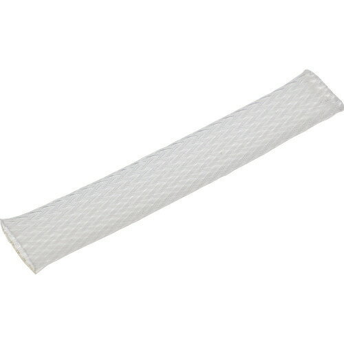 ■TRUSCO カラー編組チューブ 自然折径22mm 長さ10m 1巻 透明 BTC19TM(2076351)