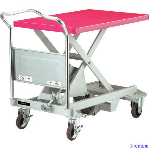 ■ダンディ スプリング式運搬台車 ダンディレベラー 500kg W910×D600 UDLV500(2082592)[送料別途お見積..