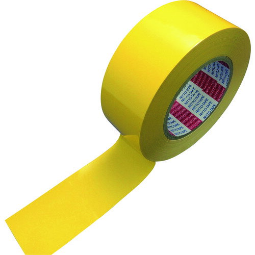 ■日東エルマテ ラインテープE−OC(BC) 0.16mm×50mm×50m 黄 EOC50Y(2082868)