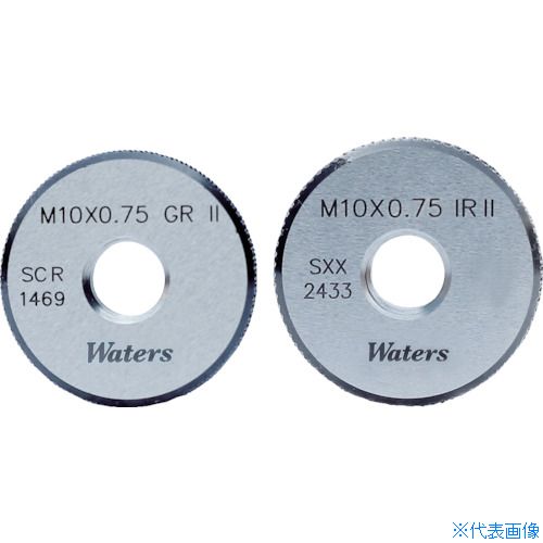 ■WATERS メートルねじ工作用リングゲージ(旧JIS) WGRWR2M20X2.5(2090229)(4.0)