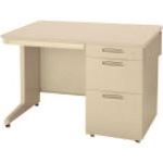 ■プラス 670779)LA 片袖机 LA-W107D-3 LGY/LGY LAW107D3LL(2091992)[送料別途見積り][法人・事業所限定][外直送]