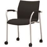 ■プラス 60210)会議イス MC-A20 MB-A24K BK MBA24KBK(2092092)[送料別途見積り][法人・事業所限定][外..