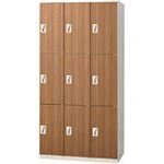 ■プラス 31384)LZ 更衣ロッカー LZ-9S WC LZ9SWC(2092103)[送料別途見積り][法人・事業所限定][外直送]