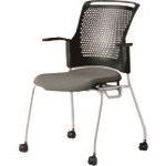 ■PLUS 629550)会議イス チェダーC MB−W63SH CGY MBW63SHCGY(2092105)[送料別途お見積り][法人限定][外直送]