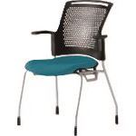 ■プラス 629522)会議イス チェダーC MB-W61SH SBL MBW61SHSBL(2092152)[送料別途見積り][法人・事業所限定][外直送]