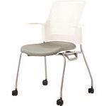 ■プラス 629441)会議イス チェダーC MB-W53NH LG MBW53NHLG(2093744)[送料別途見積り][法人・事業所限定][外直送]