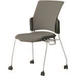 ■PLUS 629542)会議イス チェダーC MC−W62S CGY MCW62SCGY(2093760)[送料別途お見積り][法人限定][外直送]