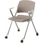 ■プラス 39574)会議イス M-800 MB-812SE CGY MB812SECGY(2095292)[送料別途見積り][法人・事業所限定][外直送]