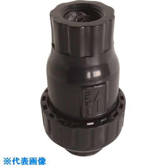 ■エスロン ボールチャッキ 本体材質PVC シール材質EPDM ねじ 65A BC65NE(2096476)[送料別途見積り][法..