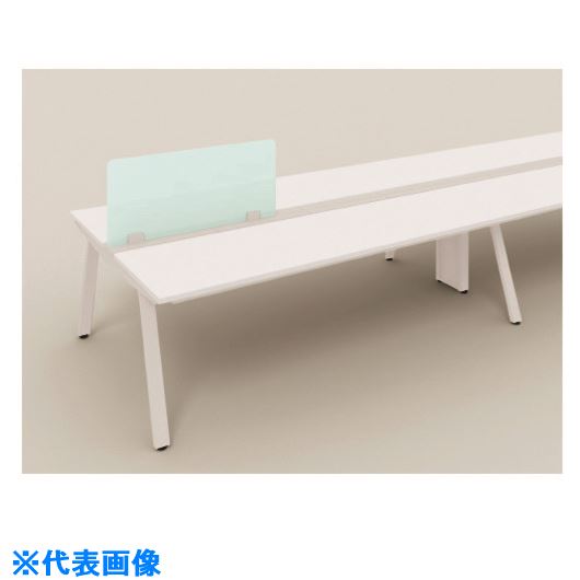 矮桌 - ■PLUS 664908)GenelaデスクP両面アクリル GE103WAP TG/W4 GE103WAPTGW4(2096583)[送料別途お見積り][法人限定][外直送]