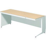 ■PLUS 674332)ステージオ 平机 ST−187H−LP WM/W4 ST187HLPWMW4(2096987)[送料別途...