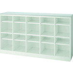 ■JTX 889054)教室用ロッカ- KH10TNW-TU5列2段中棚付 KH10TNWTU(2098235)[送料別途見積り][法人・事業所限定][外直送]