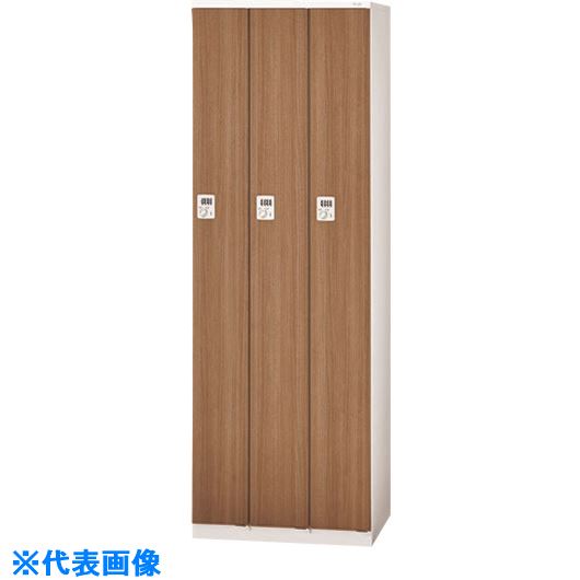 ■PLUS 32430)LZロッカー LZ−S3S WC LZS3SWC(2098420)[送料別途お見積り][法人限定][外直送]