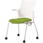 ■プラス 629681)会議イス チェダーC MB-W53SH LGR MBW53SHLGR(2098502)[送料別途見積り][法人・事業所限定][外直送]