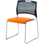 ■JTX 889022)会議イス FRS-10 OR オレンジ FRS10OR(2099854)[送料別途見積り][法人・事業所限定][外直送]