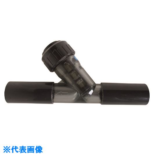 ■エスロン ストレーナ 本体材質PVC シール材質FKM TS 40A SE40TSV(2102805)[送料別途見積り][法人・事..