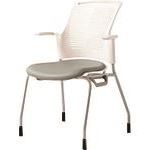 ■プラス 629417)会議イス チェダーC MB-W51NH LG MBW51NHLG(2103235)[送料別途見積り][法人・事業所限..