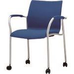 ■プラス 60206)会議イス MC-A20 MB-A24K DB MBA24KDB(2104765)[送料別途見積り][法人・事業所限定][外..