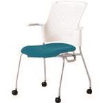 ■プラス 629682)会議イス チェダーC MB-W53SH SBL MBW53SHSBL(2104841)[送料別途見積り][法人・事業所..