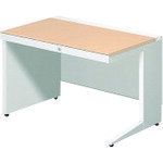 ■PLUS 674336)ステージオ 平机 ST−117H−LP WM/W4 ST117HLPWMW4(2106446)[送料別途お見積り][法人限定][外直送]