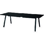 ■PLUS 770062)WF カフェテーブル WF−2410CT BK WF2410CTBK(2106704)[送料別途お見...