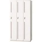 ■プラス 31326)LZ 更衣ロッカー LZ-3S W4 LZ3SW4(2109427)[送料別途見積り][法人・事業所限定][外直送]