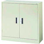 ■PLUS 18478)KR 両開き書庫 SS−203 LGY SS203LGY(2111473)[送料別途お見積り][法人...