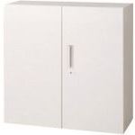 ■PLUS 648202)L6 両開き保管庫 L6−F90A W4 L6F90AW4(2115189)[送料別途お見積り][...