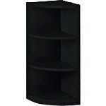 オレンジブック トラスコ中山　TRUSCOPLUS 770040)WF シェルフ コーナー3段 WF−110CNSF BK 〔品番:WF110CNSFBK〕[ 注番:2115269]特長仕様仕様2●WF　シェルフ　コーナー3段　WF-110...