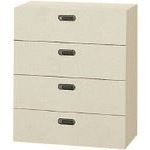 ■プラス 615794)LX-5 ラテラル保管庫4段 L5-105H-4 LGY L5105H4LGY(2116444)[送料別途見積り][法人・事業所限定][外直送]