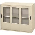 ■プラス 615968)LX-5 ガラス3枚引違い保管庫 L5-E70SG LGY L5E70SGLGY(2118630)[送料別途見積り][法人・事業所限定][外直送]