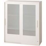 ■プラス 648341)L6 引違いガラス保管庫 L6-A105G W4 L6A105GW4(2118641)[送料別途見積り][法人・事業所..