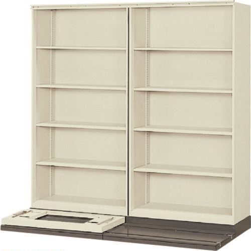 Book Storage - ■PLUS 634263)LX−5 横移動基本型 L5−34YMN−K W4 L534YMNKW4(2119256)[送料別途お見積り][法人限定][外直送]